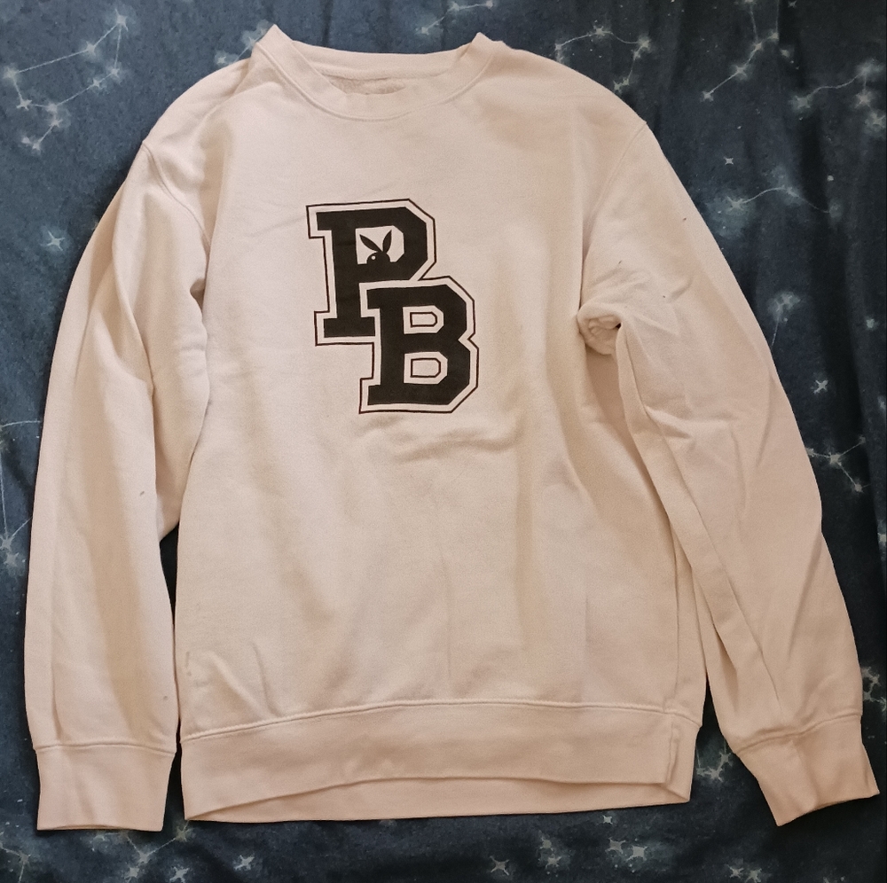 Small White 2021 Playboy Sweater